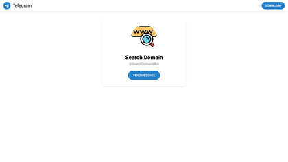 Telegram Search Domains Bot image