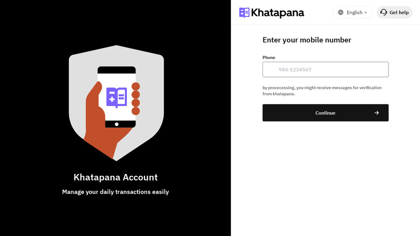 Khatapana Landing Page