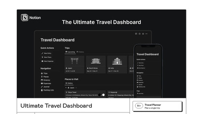 Ultimate Travel Dashboard image