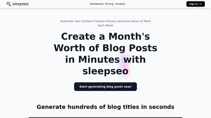 SleepSeo image