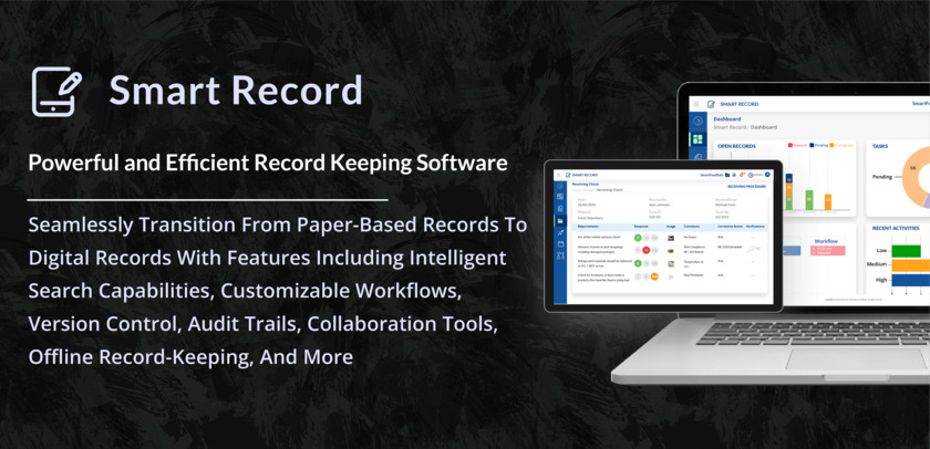 Smart Record Online Landing Page
