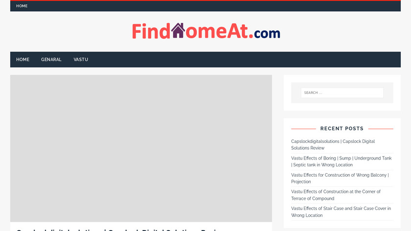 FindHomeAt.com Landing Page