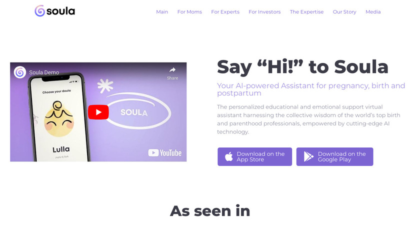 Soula Care Landing Page