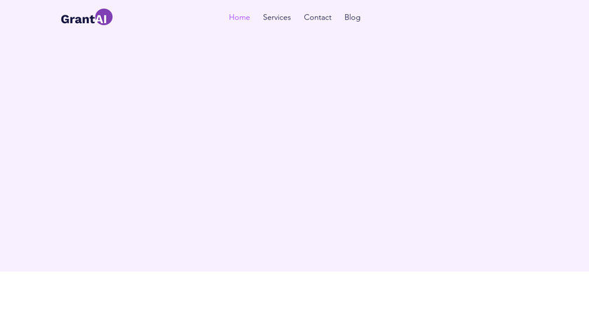 GrantAI Landing Page