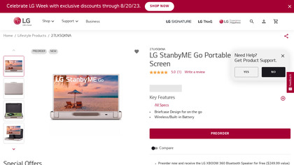 LG StanbyME Go image
