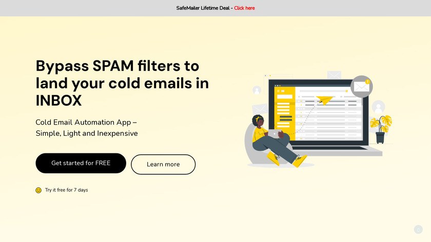SafeMailer Landing Page