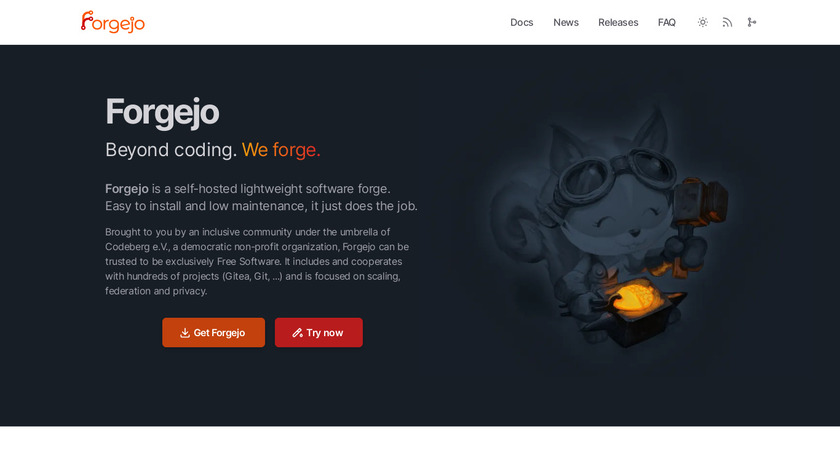 Forgejo Landing Page
