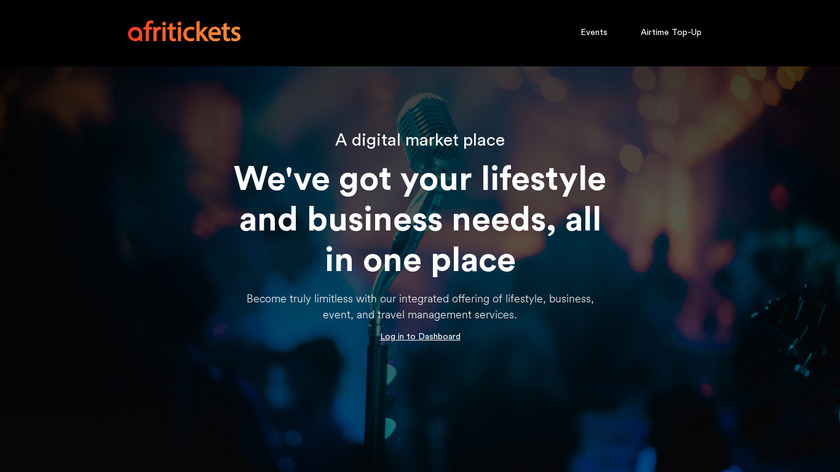 Afritickets Landing Page