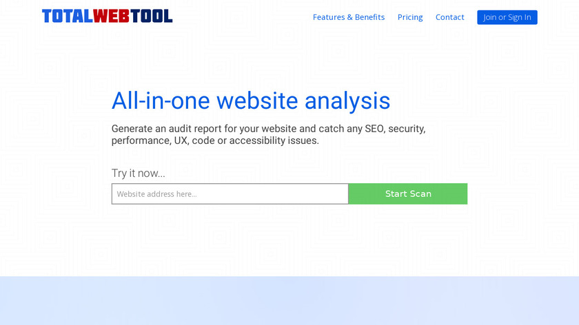 TotalWebTool Landing Page