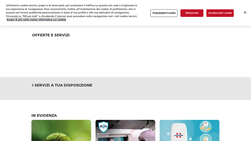 Trenitalia Landing Page