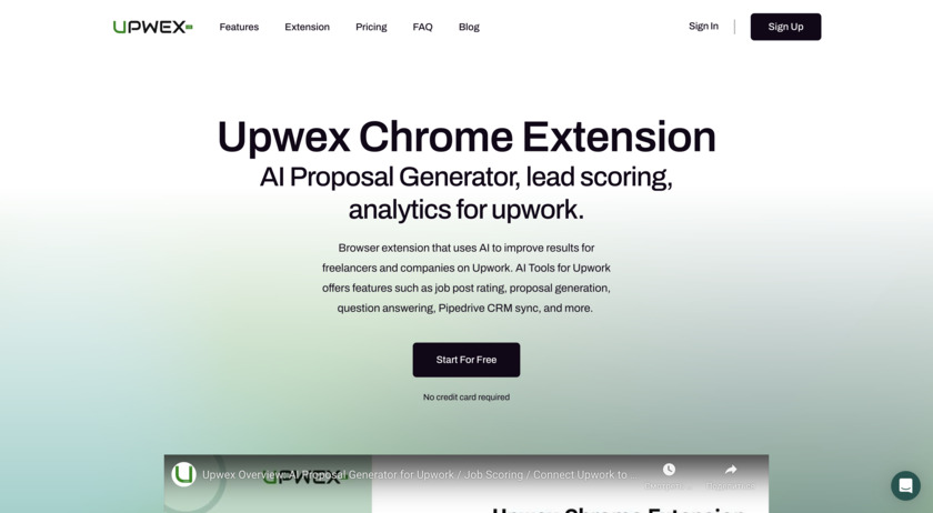 Upwex.io Landing Page