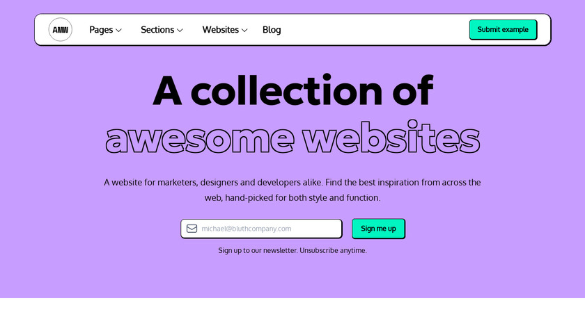Awesome Marketing Websites Landing Page