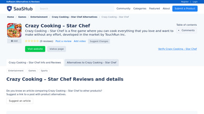 Crazy Cooking – Star Chef image