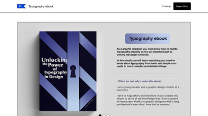 Typography ebook image