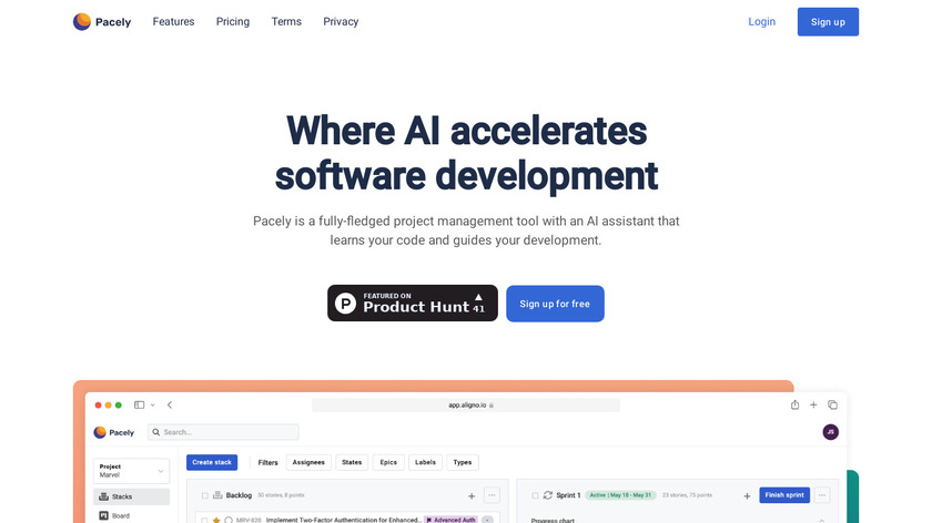 Pacely.dev Landing Page