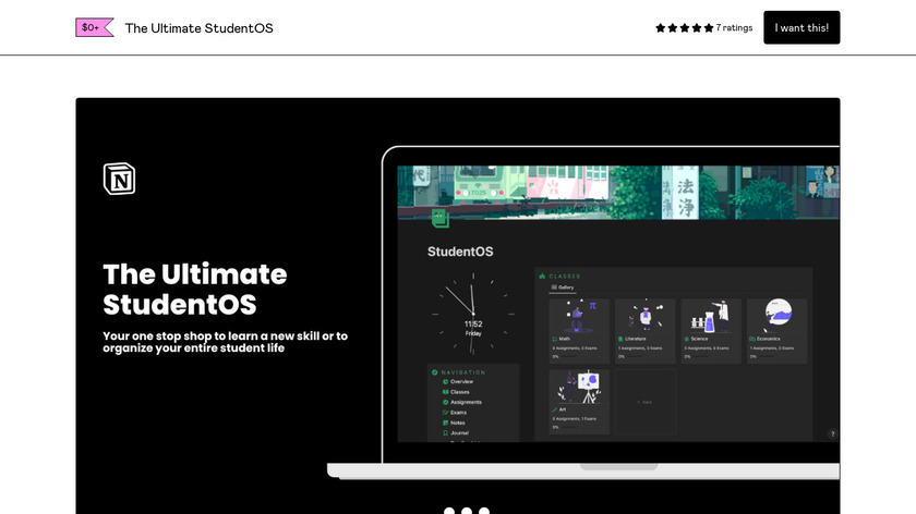 Ultimate StudentOS Landing Page
