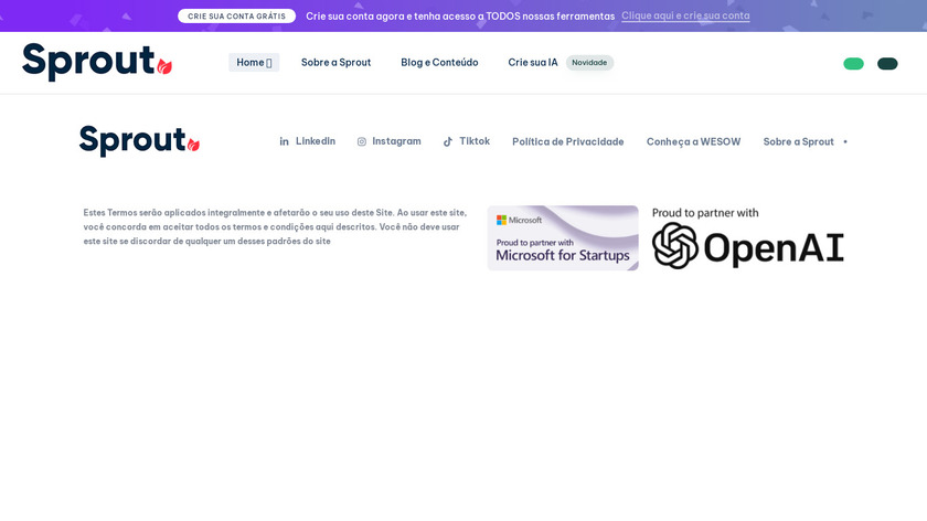 Sprout AI Landing Page