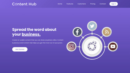 Content Hub screenshot