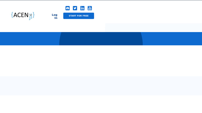 ACENji Landing Page