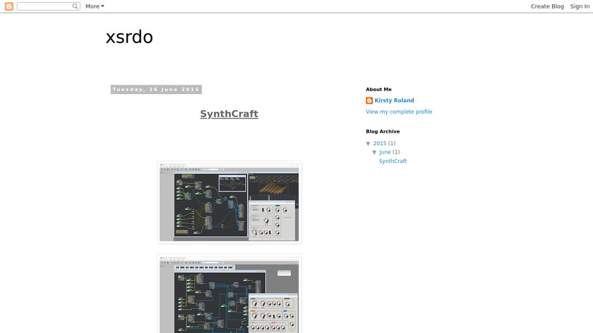 SynthCraft Landing Page