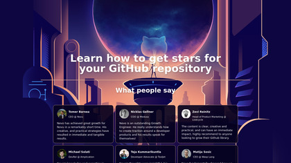 How to get GitHub stars image
