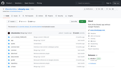 Showly OSS image