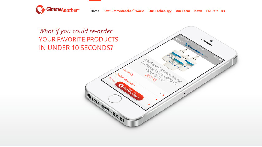 GimmeAnother Landing Page