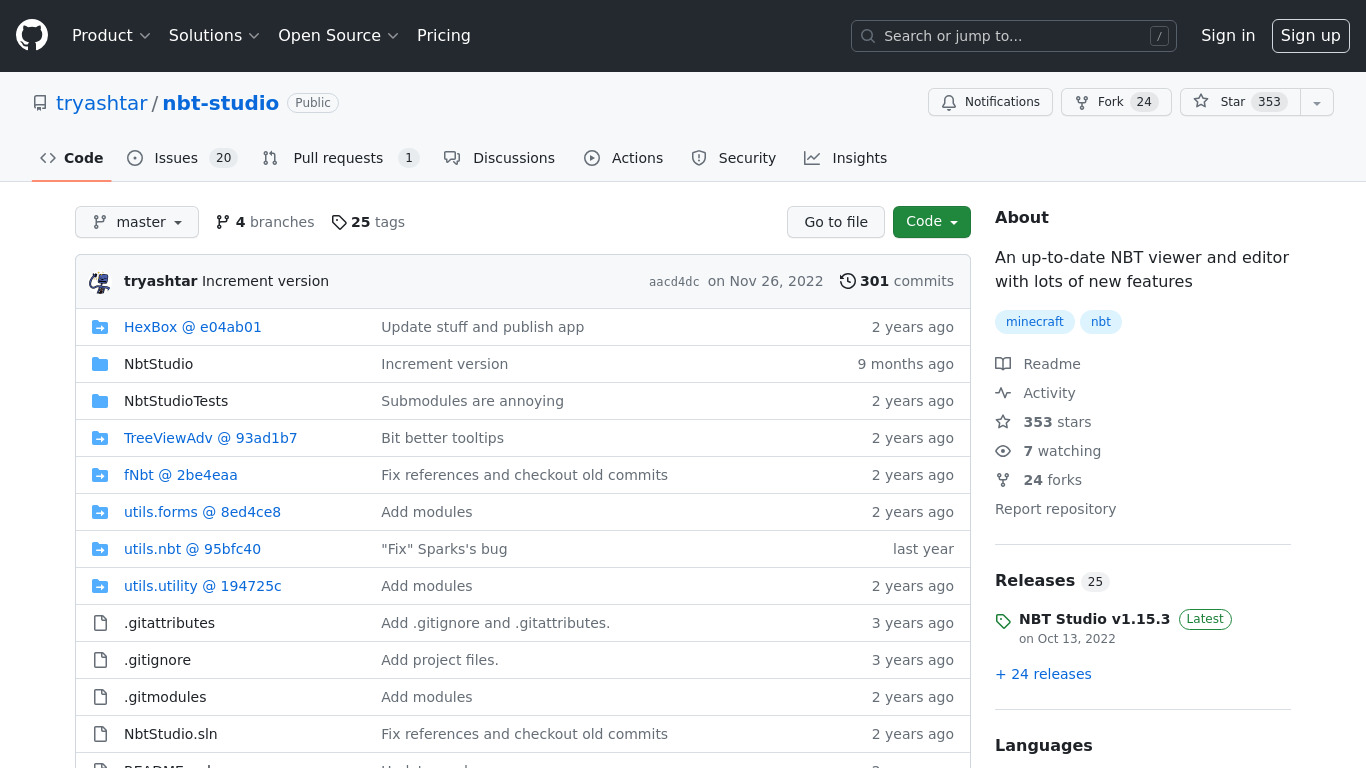 NBT Studio Landing page