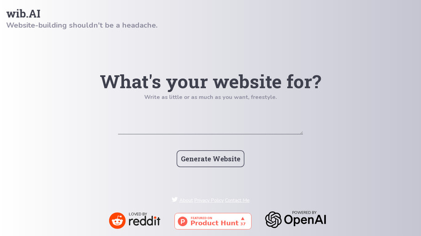 wib.AI Landing Page