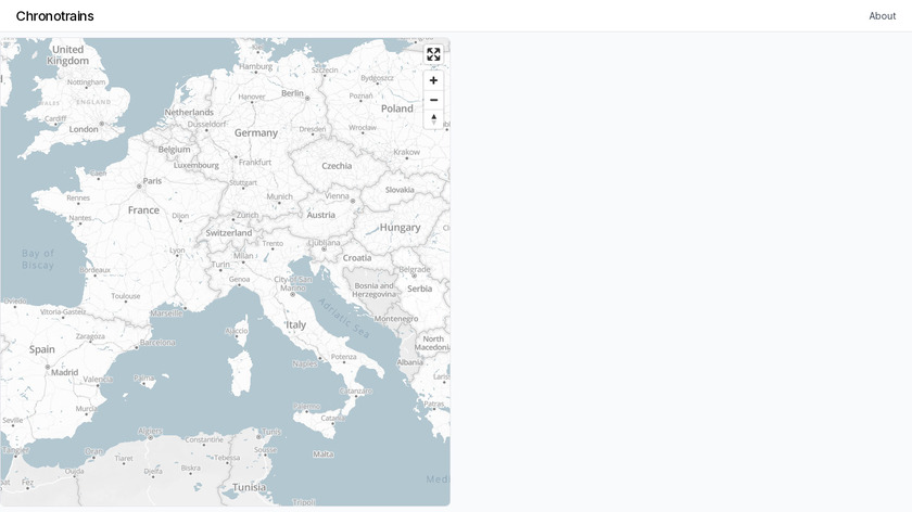 Chronotrains Landing Page