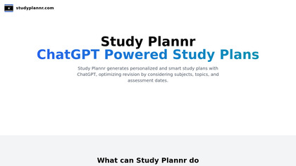 Study Plannr image