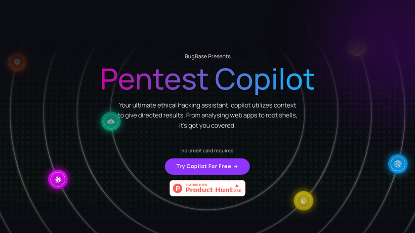 Pentest Copilot by BugBase Landing Page