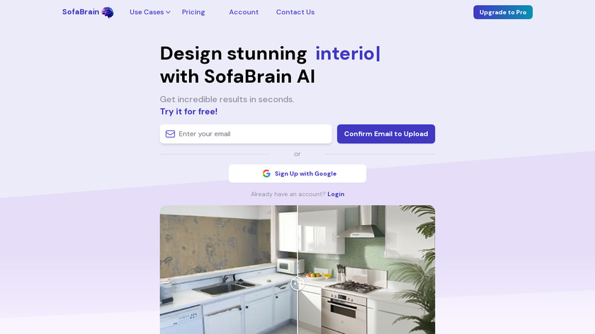 SofaBrain Landing Page