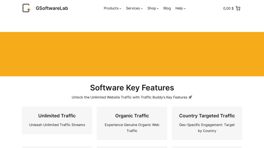 Traffic Buddy by GSoftwareLab Landing Page