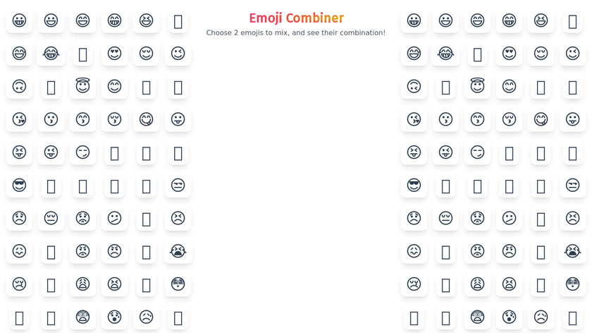Emoji Combiner Landing Page