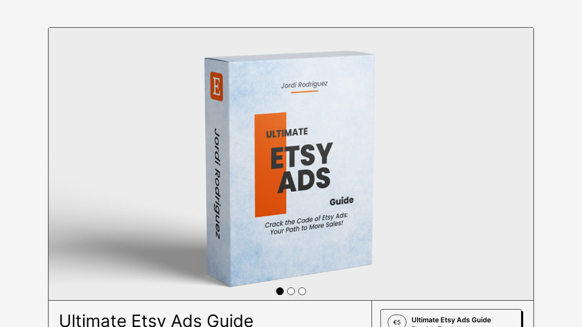 Ultimate Etsy Ads Guide Landing Page