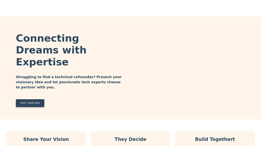 Tech Founder Discovery Landing Page