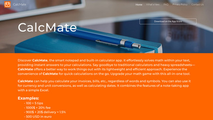 CalcMate: notes calculator image