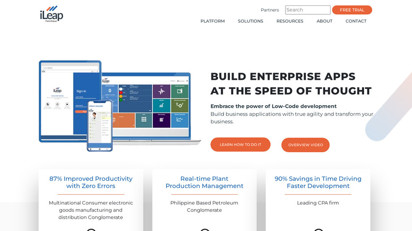 iLeap Landing Page