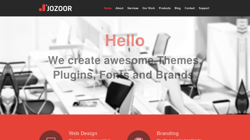Jozoor Landing Page