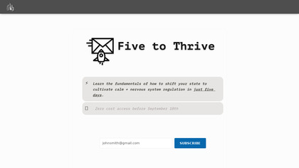 Five to Thrive image
