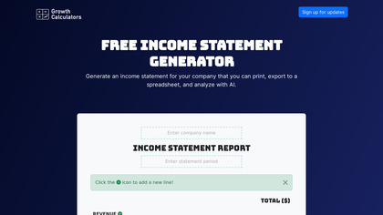 Income Statement Generator image