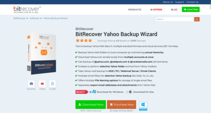 BitRecover Yahoo Backup Wizard image