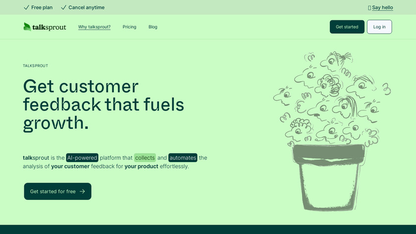 talksprout Landing Page