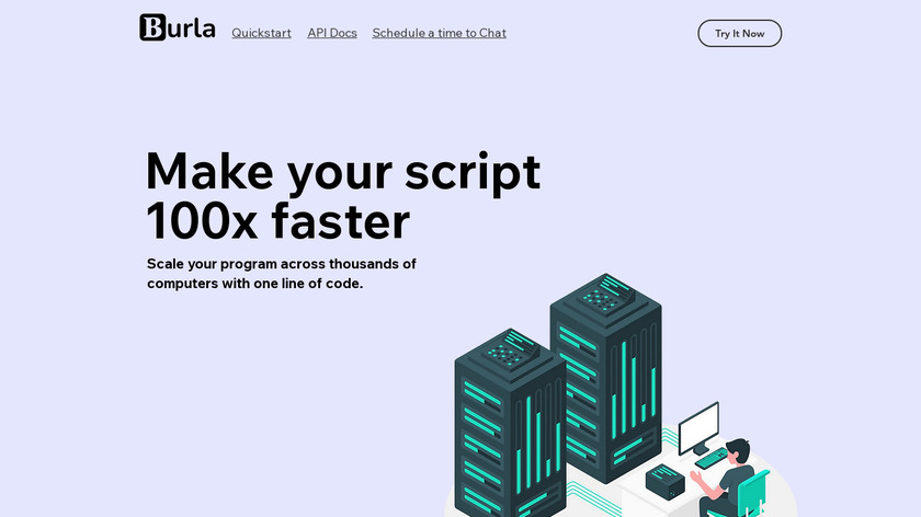 Burla Landing Page