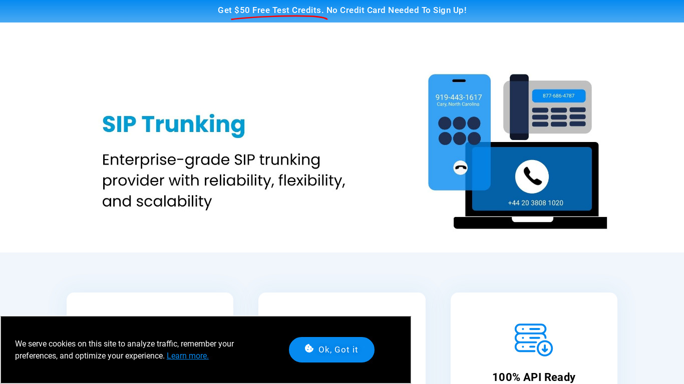 Questblue Landing page