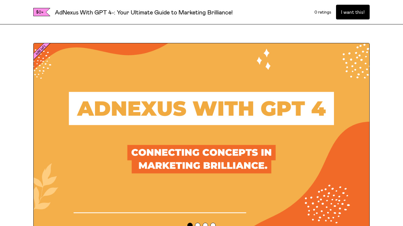 AdNexus With GPT Landing page