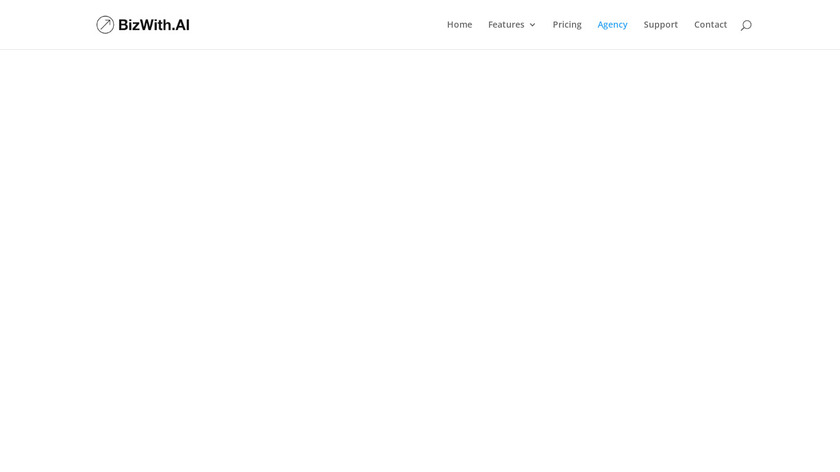 BizWith.AI Landing Page
