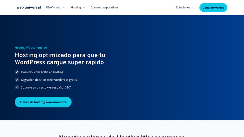 Web Universal Landing Page