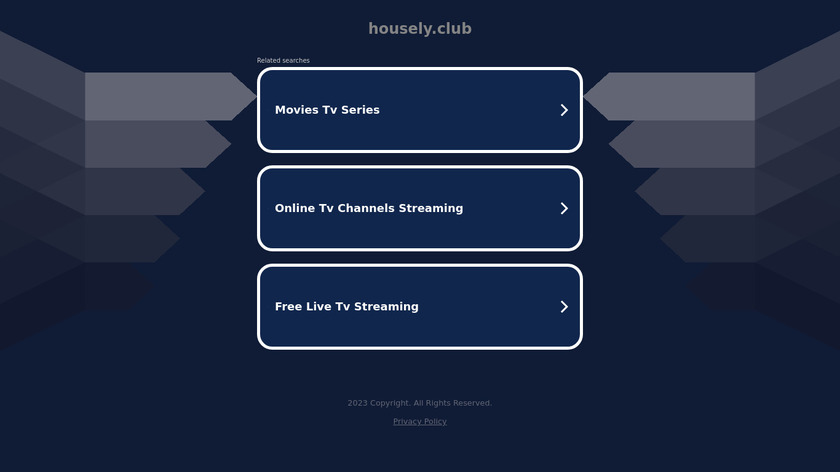 Housely club Landing Page